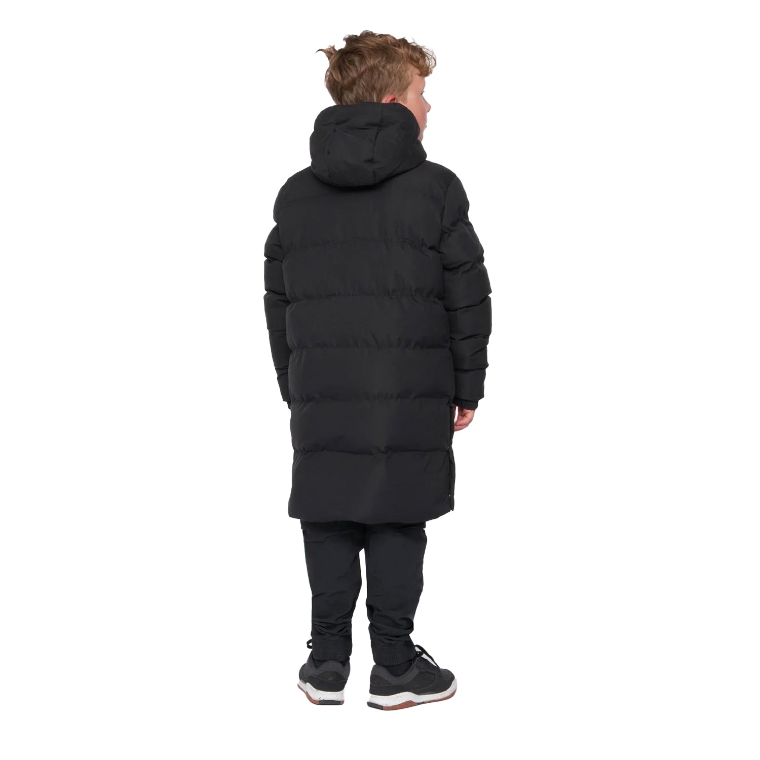 Black - Back - Kings Will Dream Boys Maximo Long Puffer Jacket