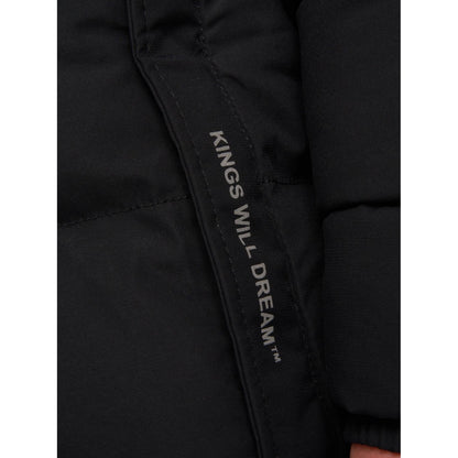 Black - Side - Kings Will Dream Boys Maximo Long Puffer Jacket