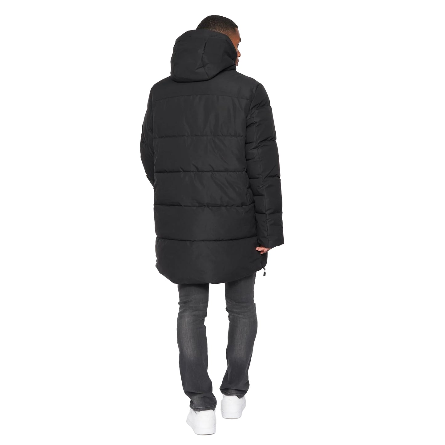 Jet Black - Back - Kings Will Dream Mens Colton Puffer Jacket