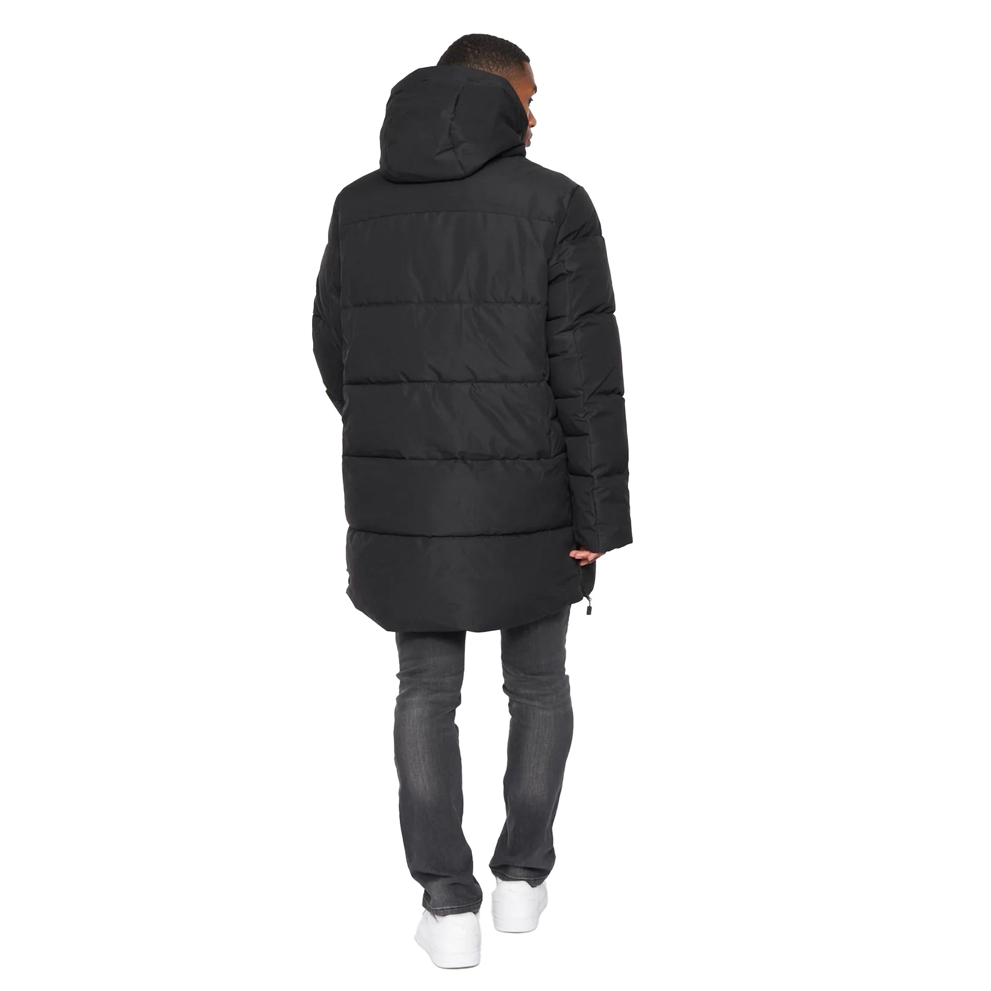 Jet Black - Back - Kings Will Dream Mens Colton Puffer Jacket