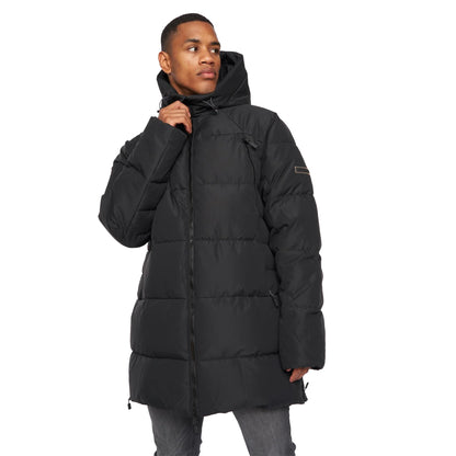 Jet Black - Front - Kings Will Dream Mens Colton Puffer Jacket