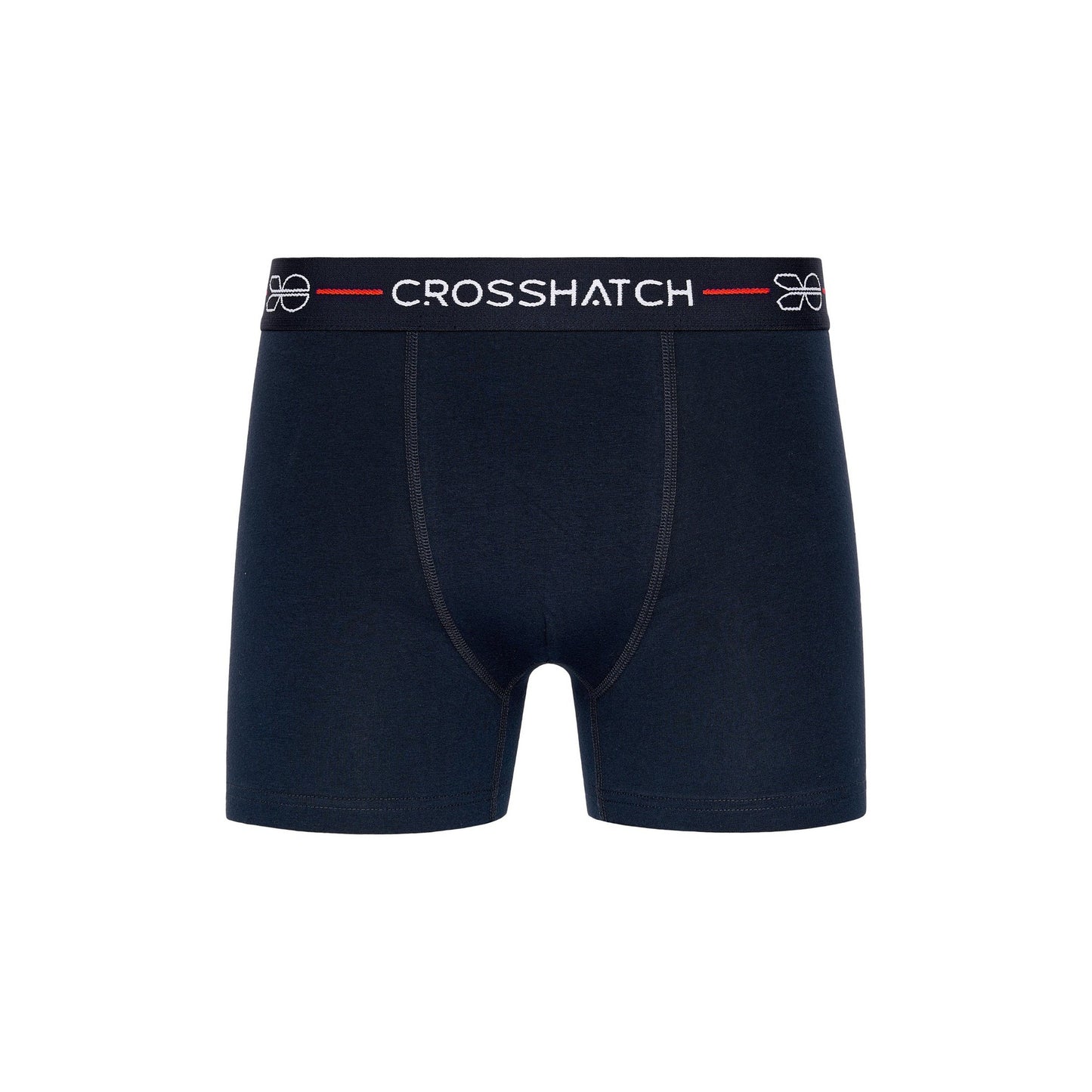 Red - Pack Shot - Crosshatch Mens Locky Boxer Shorts (Pack of 3)