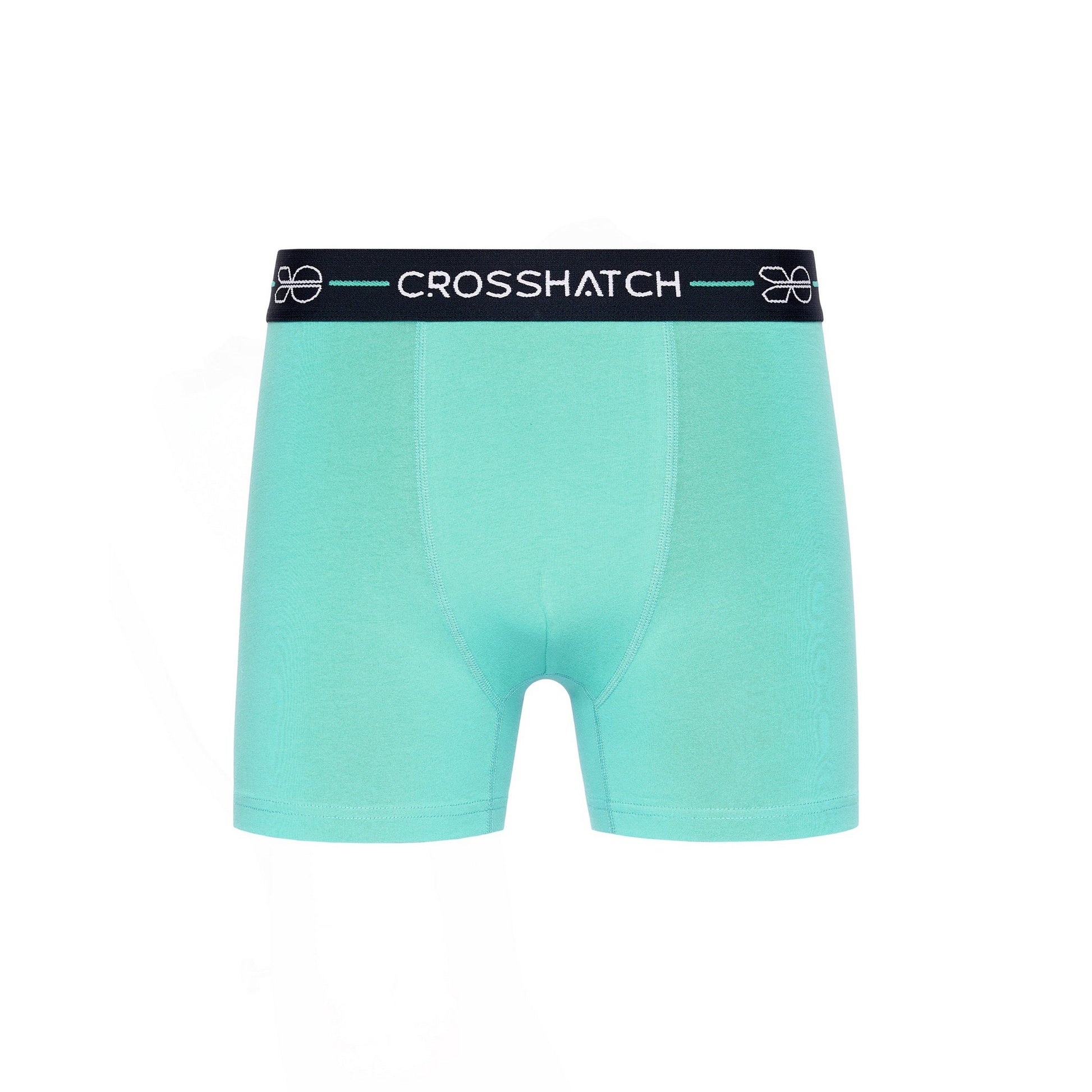 Green - Lifestyle - Crosshatch Mens Locky Boxer Shorts (Pack of 3)