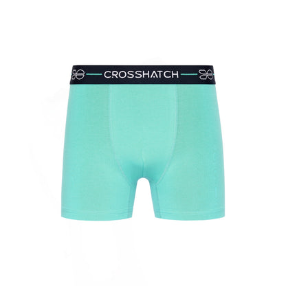 Green - Lifestyle - Crosshatch Mens Locky Boxer Shorts (Pack of 3)
