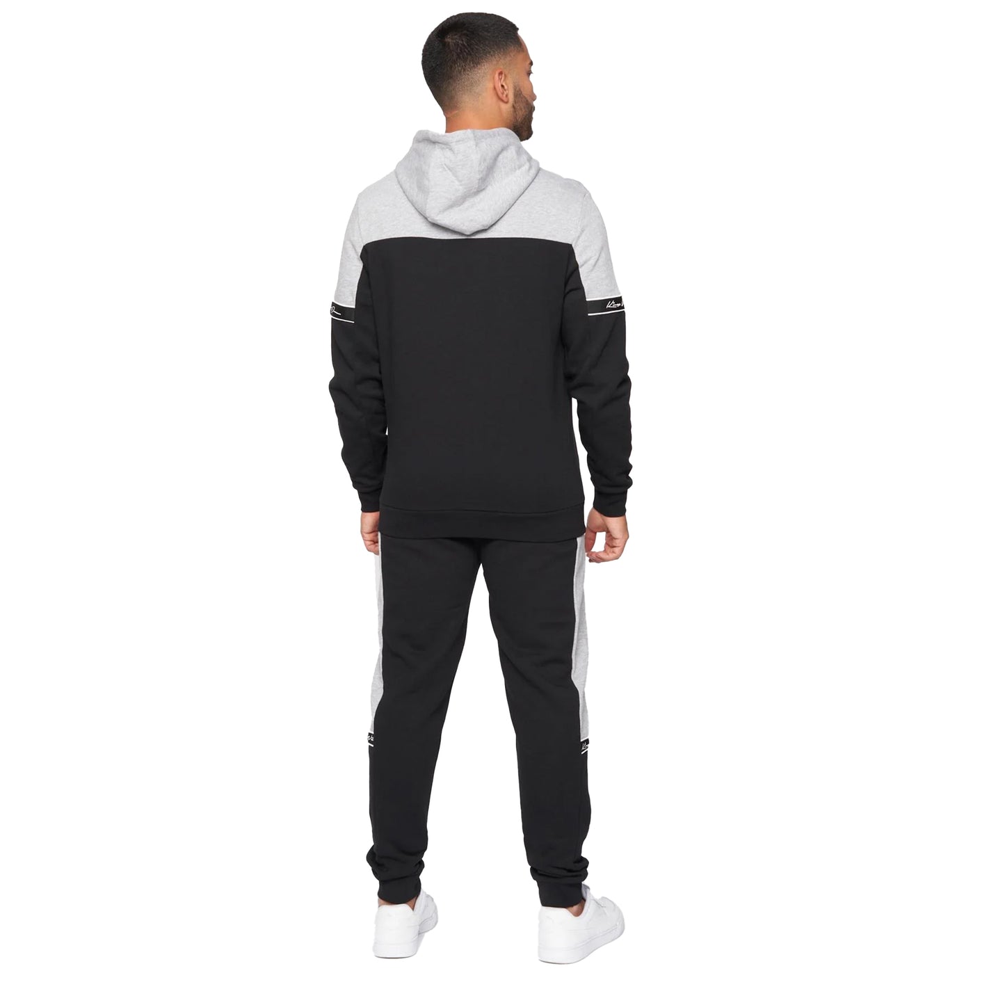 Black-Grey - Back - Kings Will Dream Mens Teso Hoodie