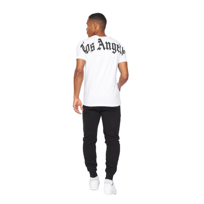 Optic White - Back - Kings Will Dream Mens Los Angeles T-Shirt