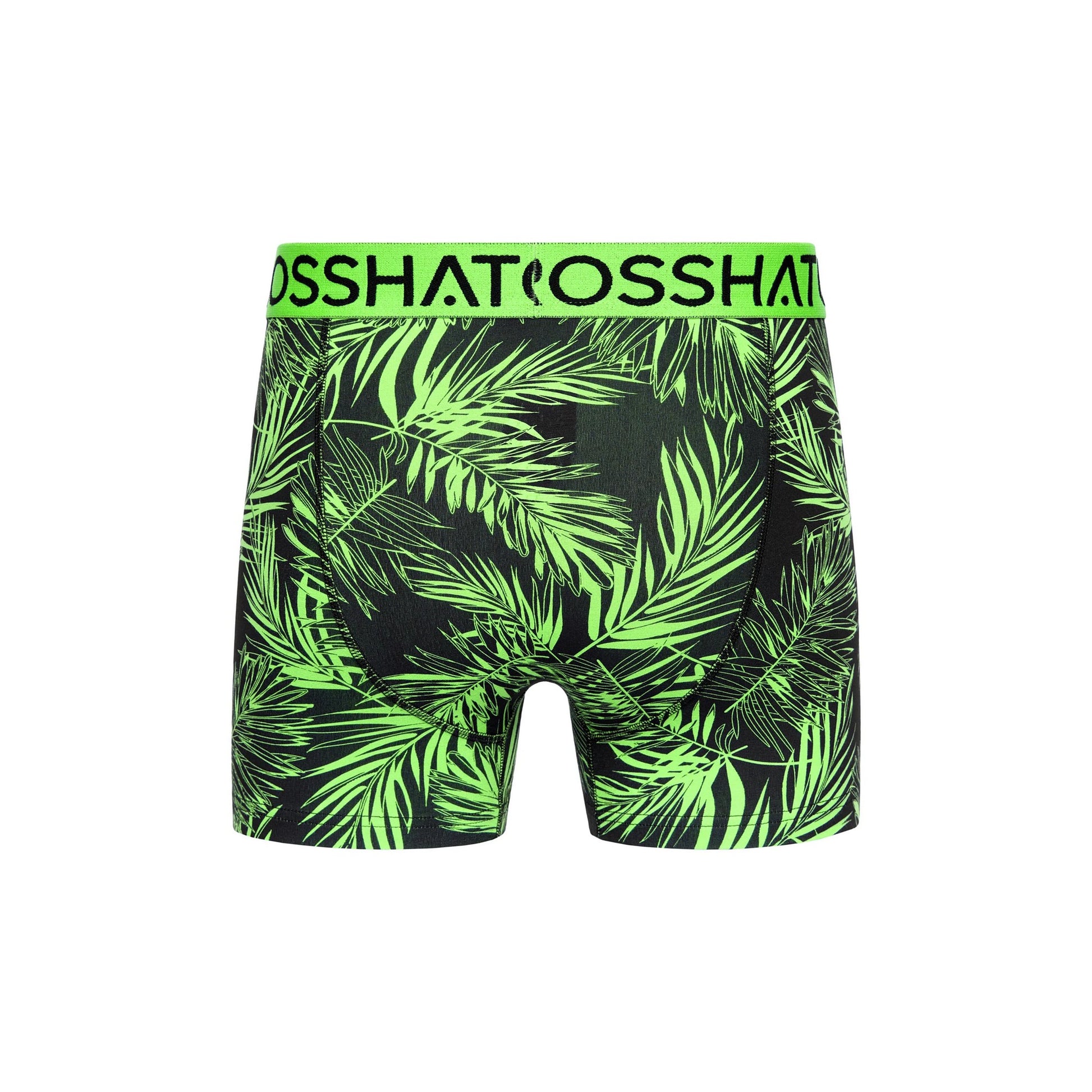 Green-Grey-Black - Back - Crosshatch Mens Grimsby Boxer Shorts (Pack of 3)