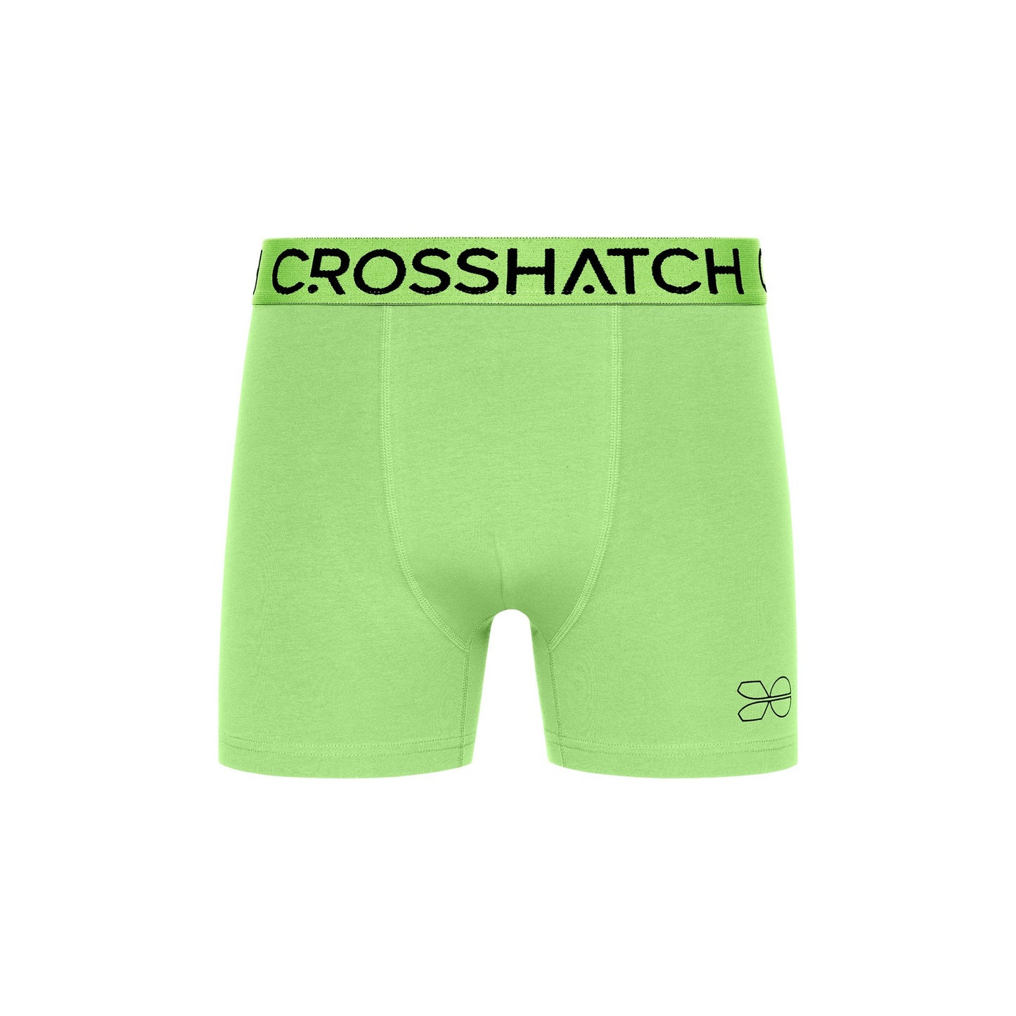 Green-Grey-Black - Lifestyle - Crosshatch Mens Grimsby Boxer Shorts (Pack of 3)