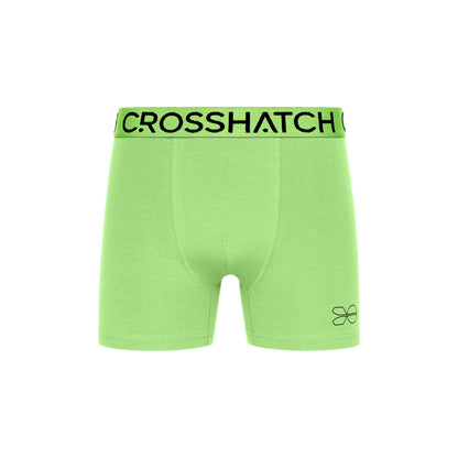 Green-Grey-Black - Lifestyle - Crosshatch Mens Grimsby Boxer Shorts (Pack of 3)