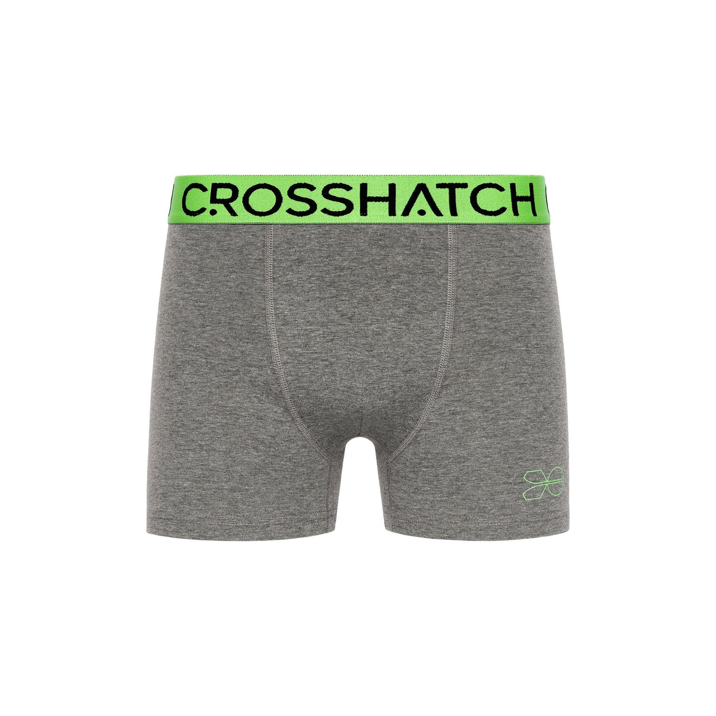 Green-Grey-Black - Pack Shot - Crosshatch Mens Grimsby Boxer Shorts (Pack of 3)