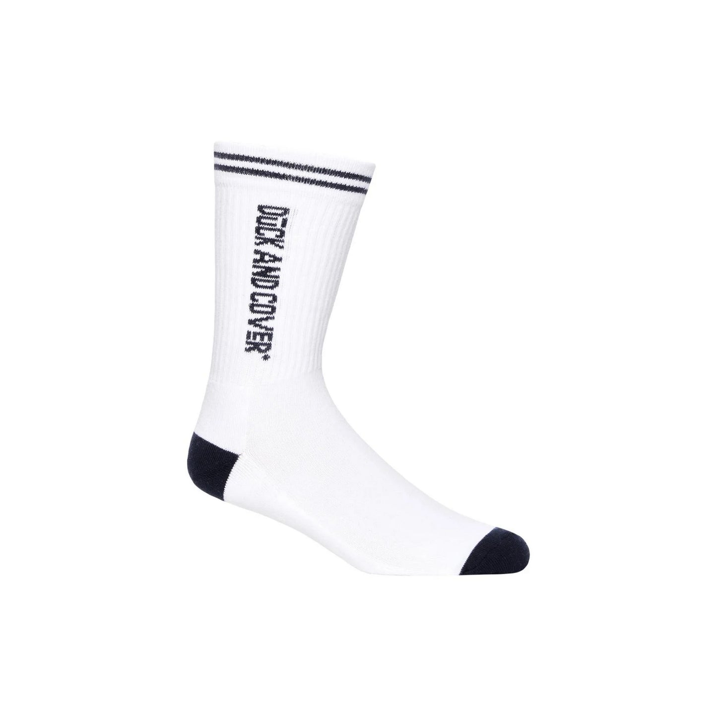 White-Grey-Black - Back - Duck and Cover Mens Juble Sports Socks (Pack of 5)
