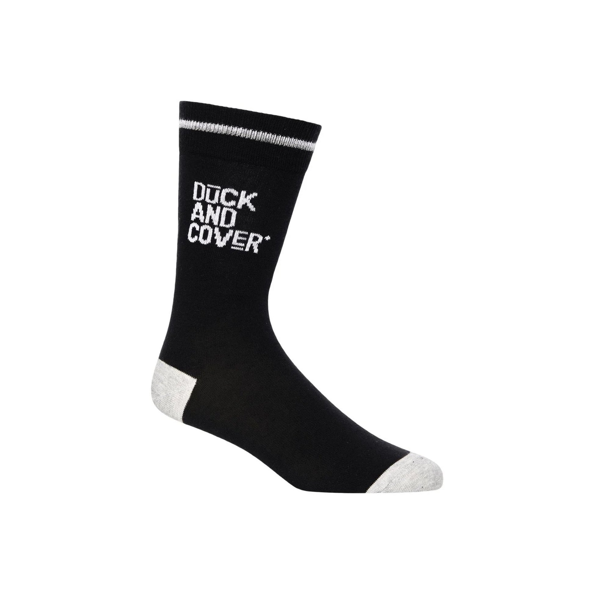 Blue-Black-Grey - Back - Duck and Cover Mens Drenor Socks (Pack of 3)