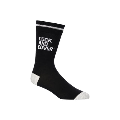 Blue-Black-Grey - Back - Duck and Cover Mens Drenor Socks (Pack of 3)