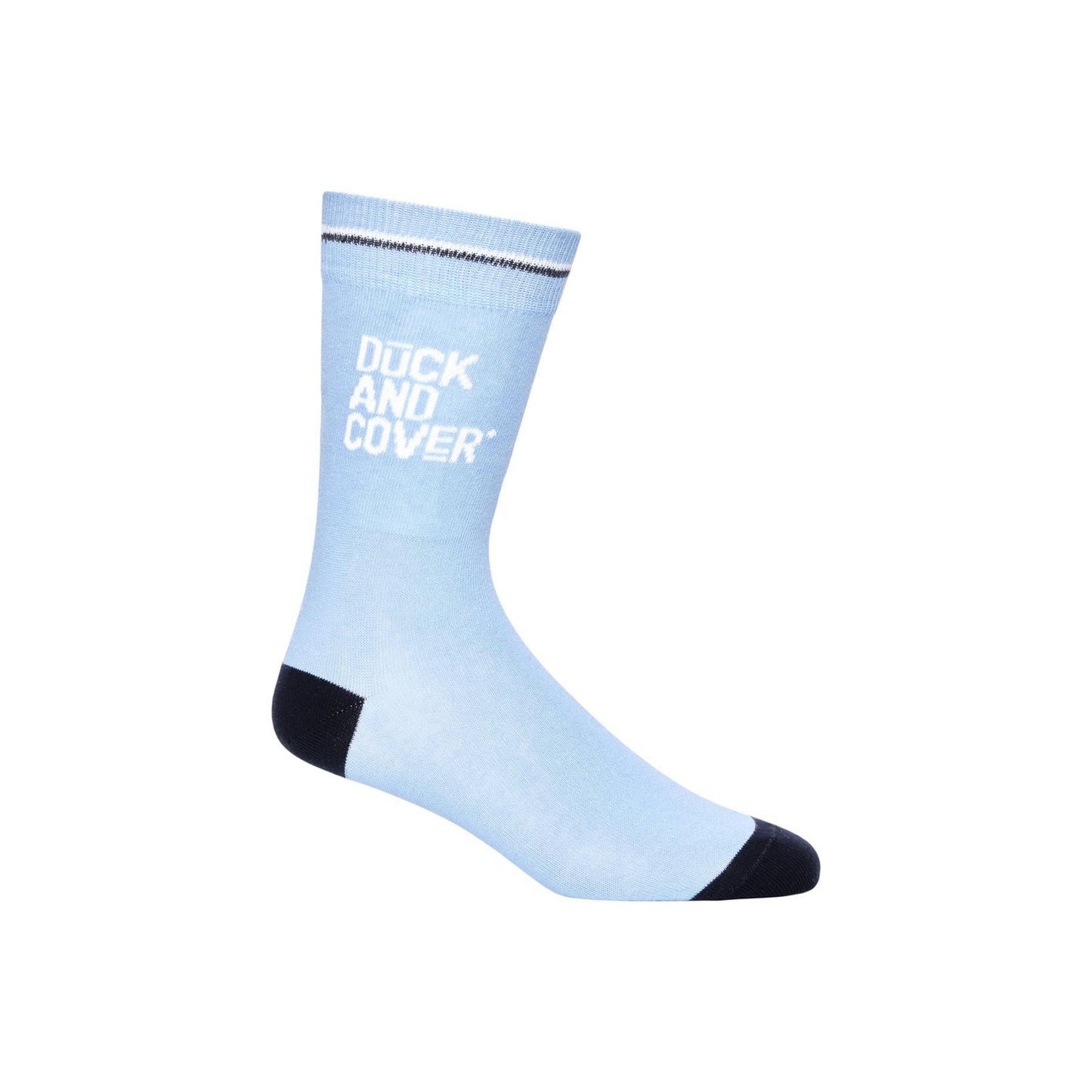 Blue-Black-Grey - Side - Duck and Cover Mens Drenor Socks (Pack of 3)