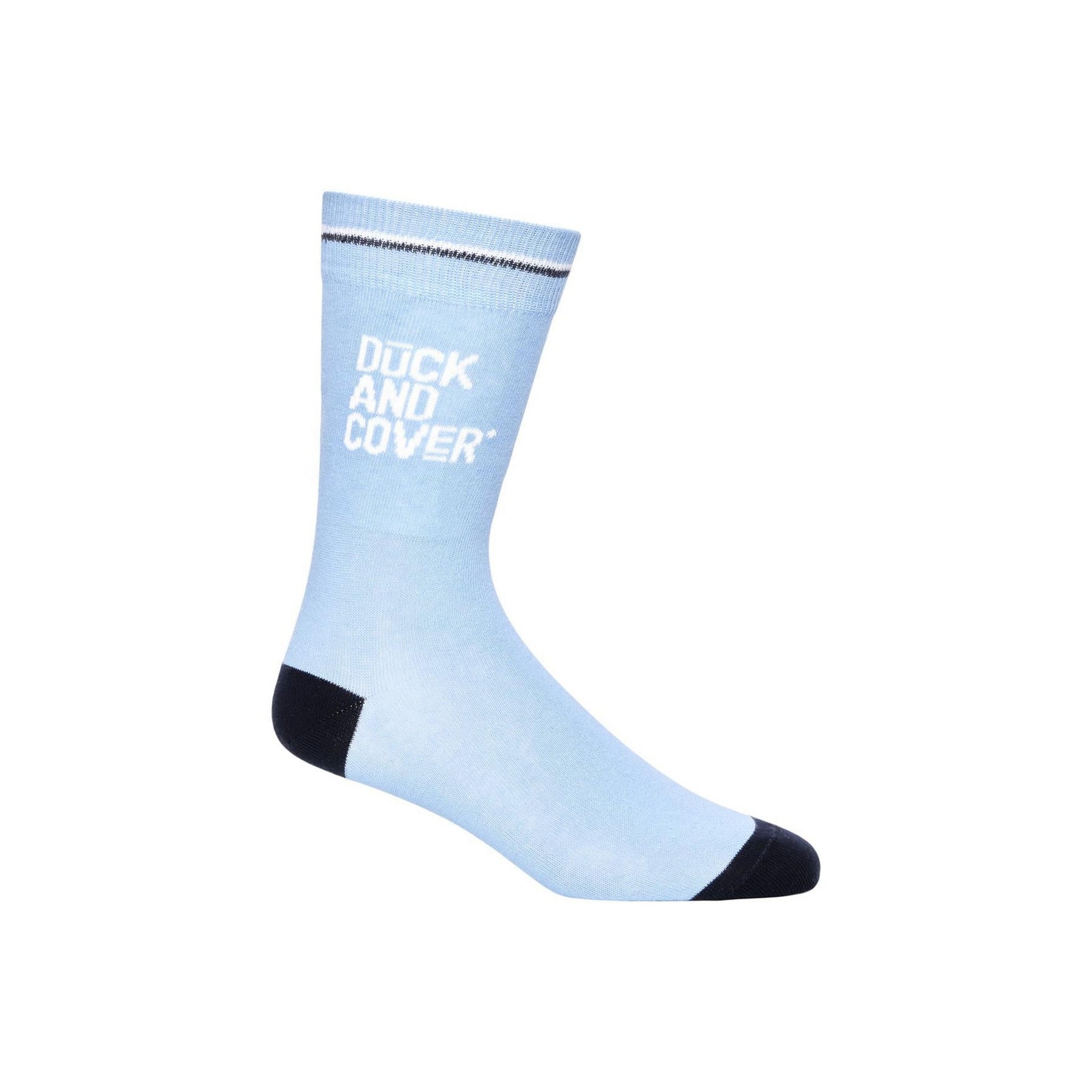 Blue-Black-Grey - Side - Duck and Cover Mens Drenor Socks (Pack of 3)