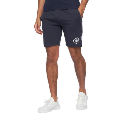 Navy-Blue - Lifestyle - Crosshatch Womens-Ladies Techland T-Shirt & Shorts Set