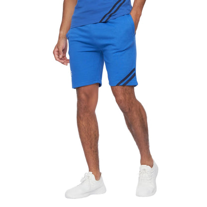 Blue-Navy - Lifestyle - Crosshatch Mens Hamlax T-Shirt & Shorts Set