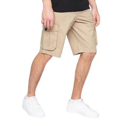 Stone - Lifestyle - Crosshatch Mens Kyron Cargo Shorts