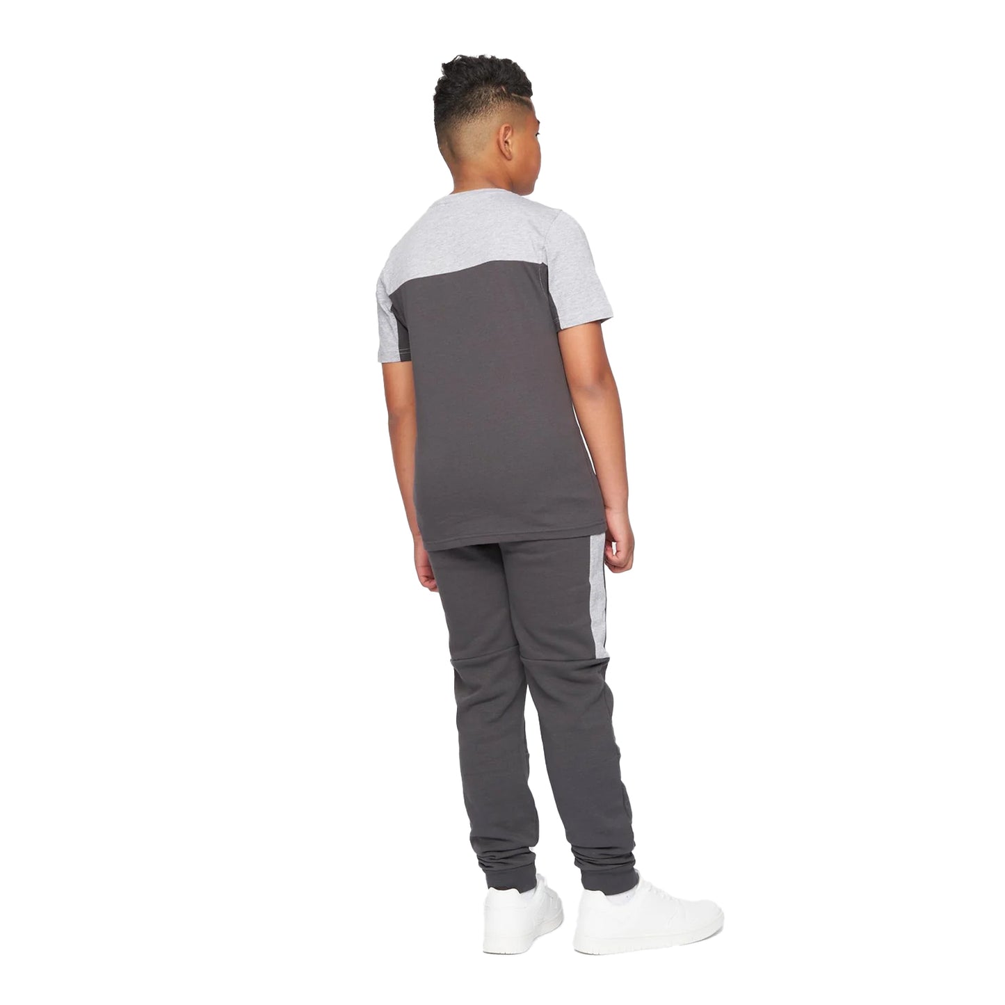 Asphalt-Grey Marl - Back - Kings Will Dream Boys Merton T-Shirt