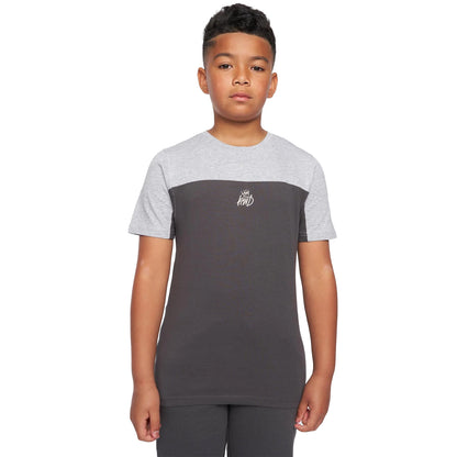 Asphalt-Grey Marl - Front - Kings Will Dream Boys Merton T-Shirt