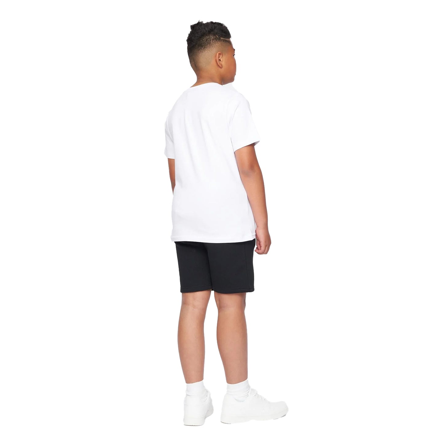 Optic White-Grey - Back - Kings Will Dream Boys Fracture Reflective Detail T-Shirt