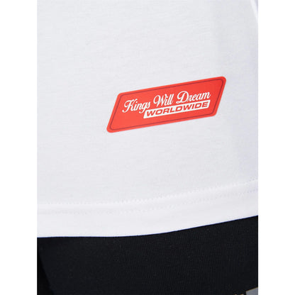 Optic White-Grey - Lifestyle - Kings Will Dream Boys Fracture Reflective Detail T-Shirt