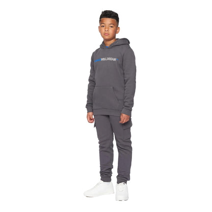 Asphalt-Blue-White - Lifestyle - Kings Will Dream Boys Quinn Jogging Bottoms