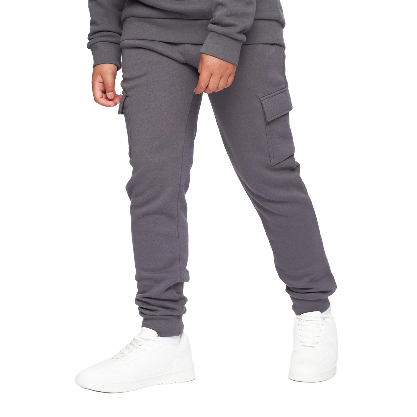 Asphalt-Blue-White - Front - Kings Will Dream Boys Quinn Jogging Bottoms