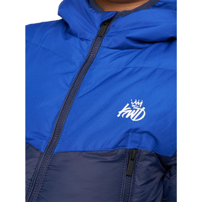 Dark Navy - Side - Kings Will Dream Boys Leyton Puffer Jacket