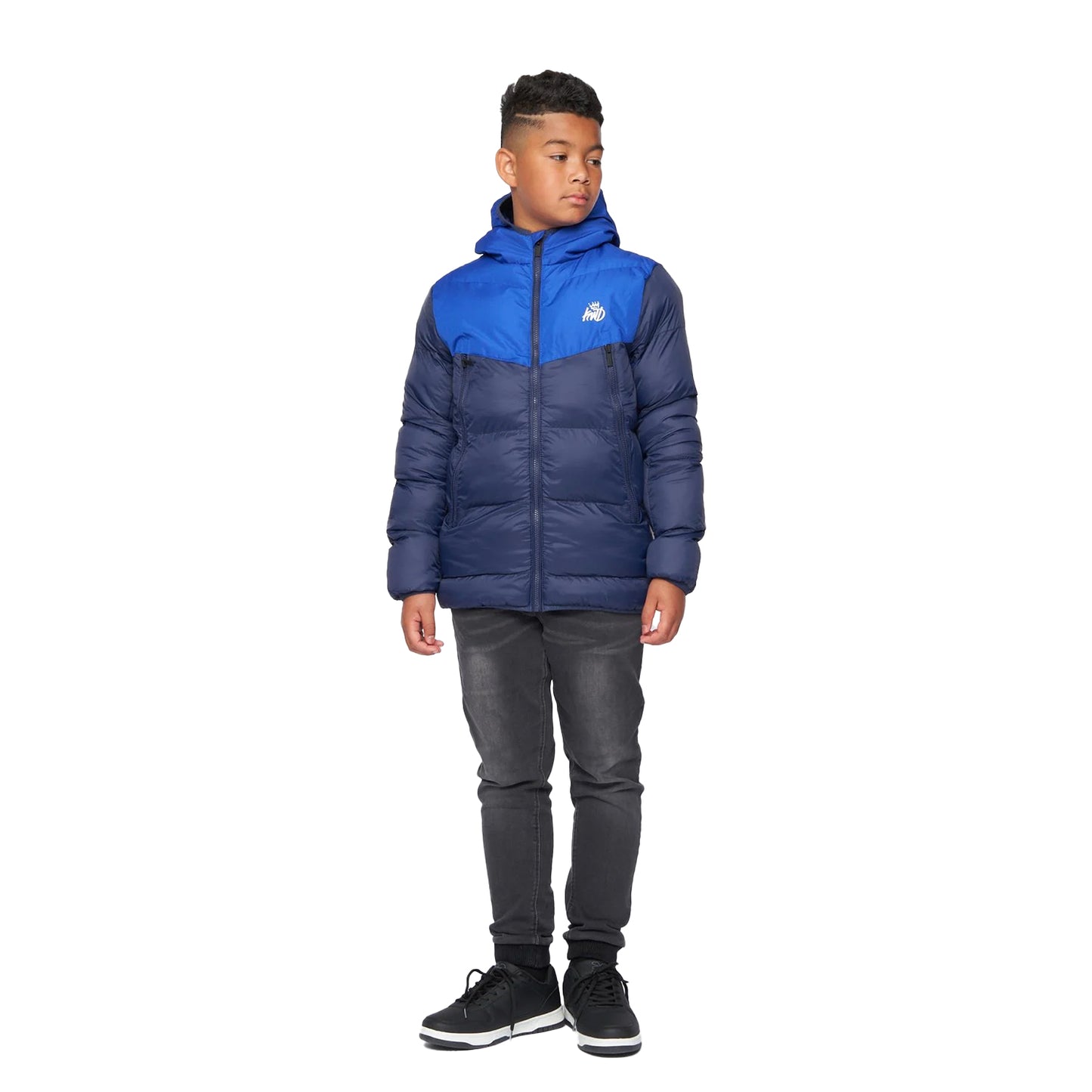 Dark Navy - Lifestyle - Kings Will Dream Boys Leyton Puffer Jacket