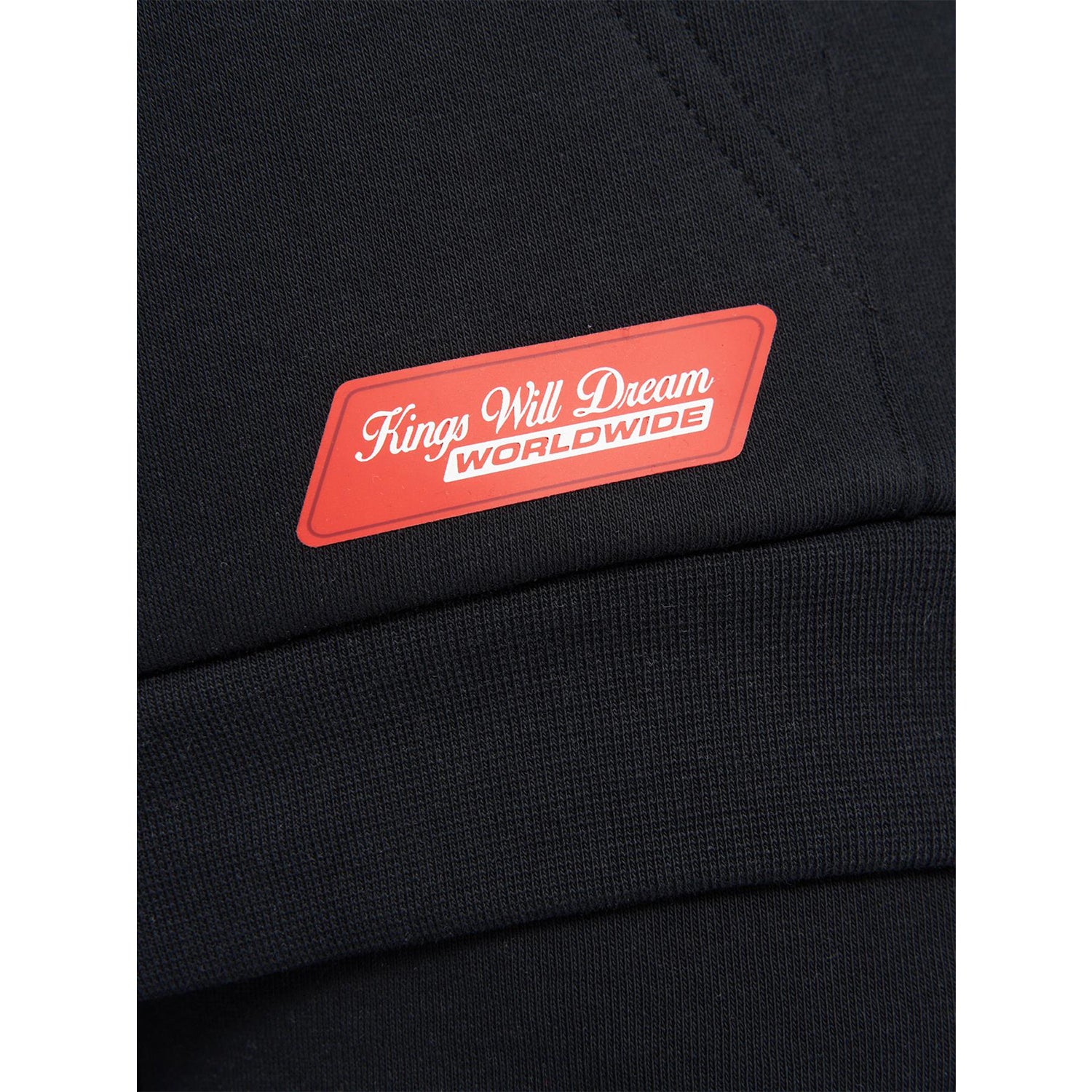 Black-Grey - Back - Kings Will Dream Boys Fracture Reflective Detail Hoodie