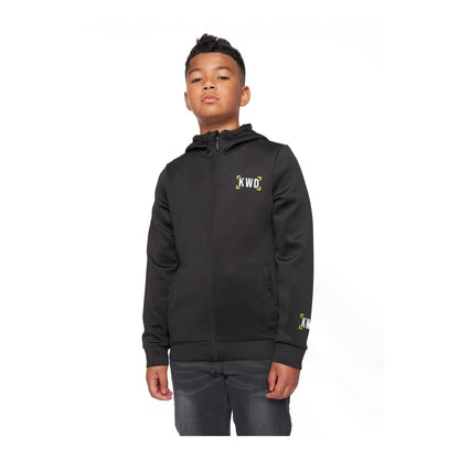 Jet Black - Front - Kings Will Dream Boys Karson Full Zip Hoodie