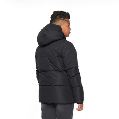 Jet Black - Back - Kings Will Dream Boys Nate Puffer Jacket