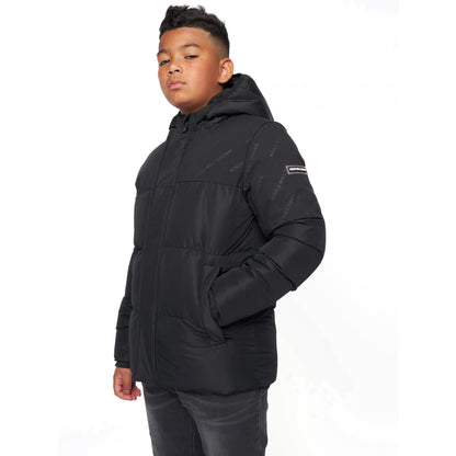 Jet Black - Front - Kings Will Dream Boys Nate Puffer Jacket