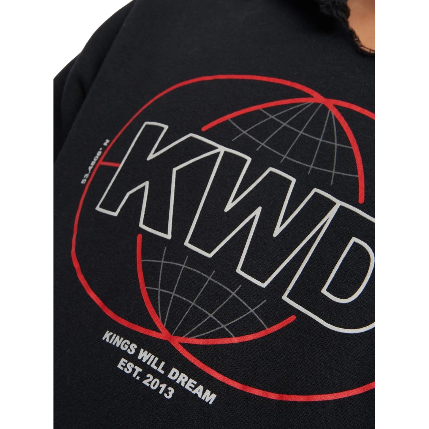 Jet Black - Side - Kings Will Dream Boys Orbital Hoodie