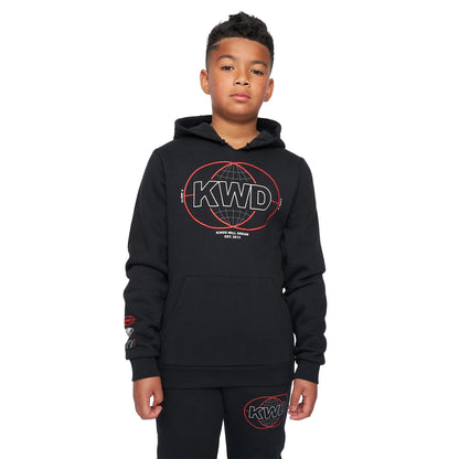 Jet Black - Front - Kings Will Dream Boys Orbital Hoodie