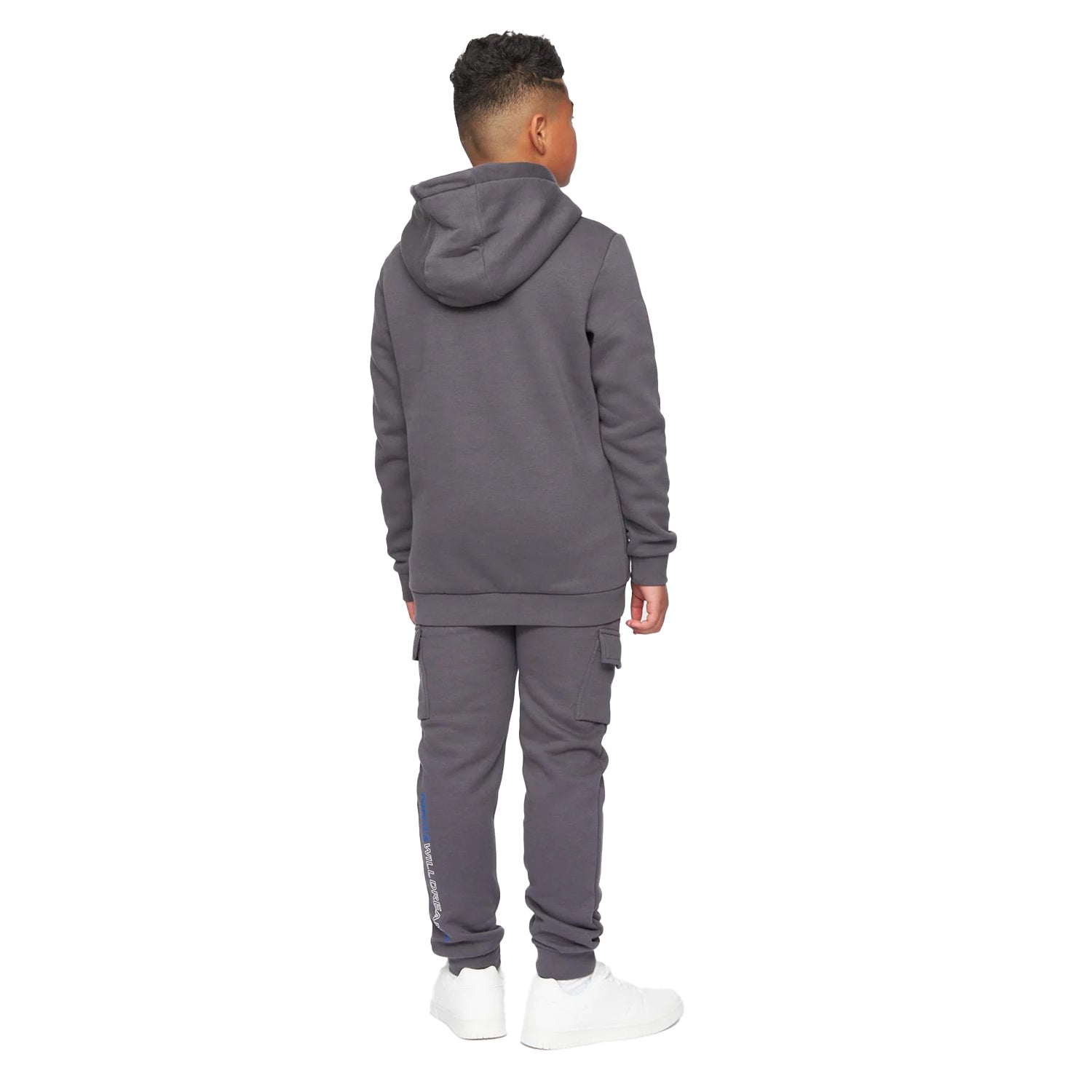 Asphalt-Blue-White - Back - Kings Will Dream Boys Quinn Hoodie