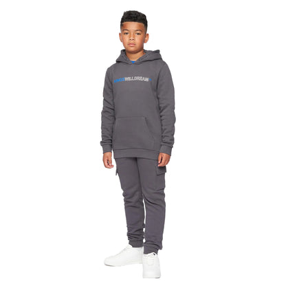 Asphalt-Blue-White - Side - Kings Will Dream Boys Quinn Hoodie
