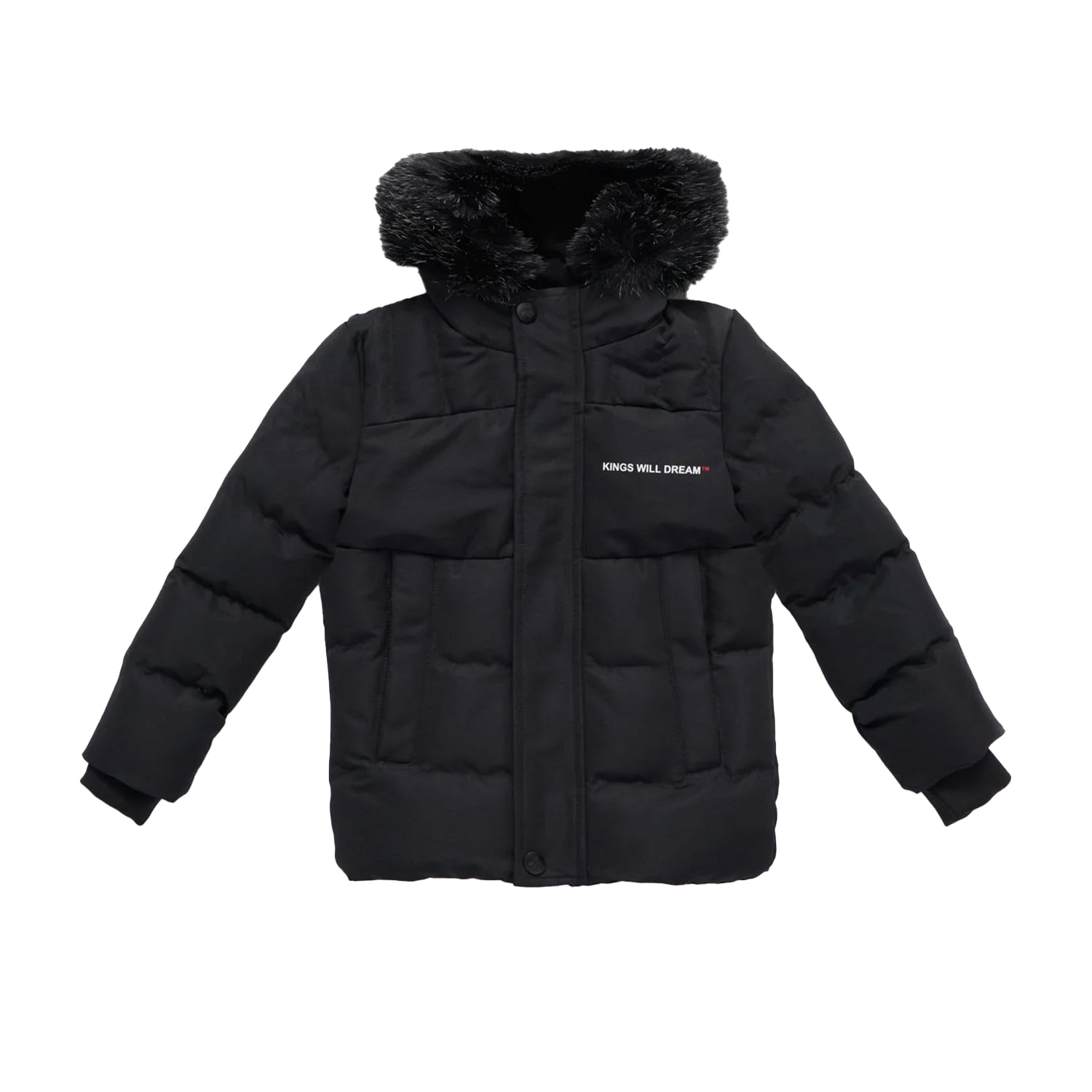 Jet Black - Back - Kings Will Dream Baby Boys Bryson Puffer Jacket