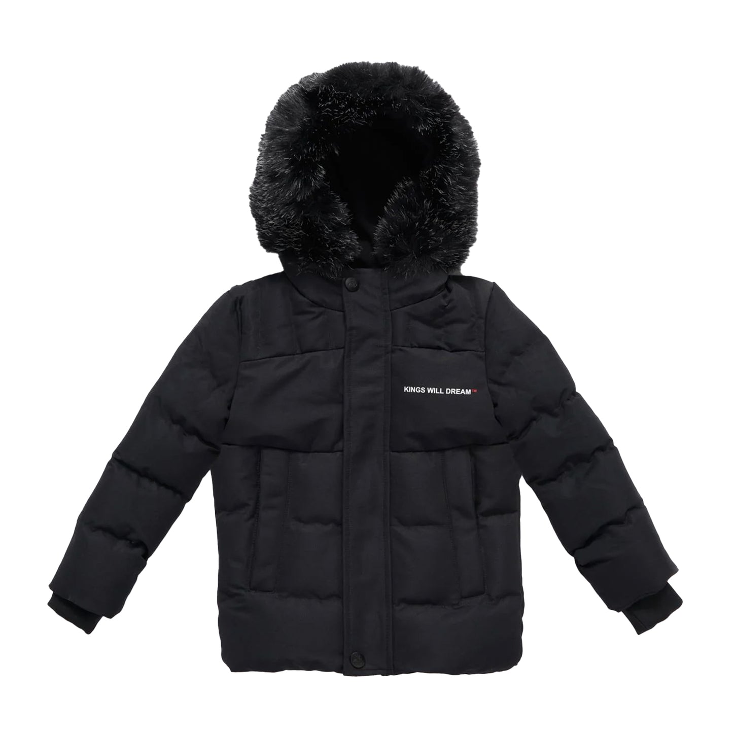 Jet Black - Front - Kings Will Dream Baby Boys Bryson Puffer Jacket