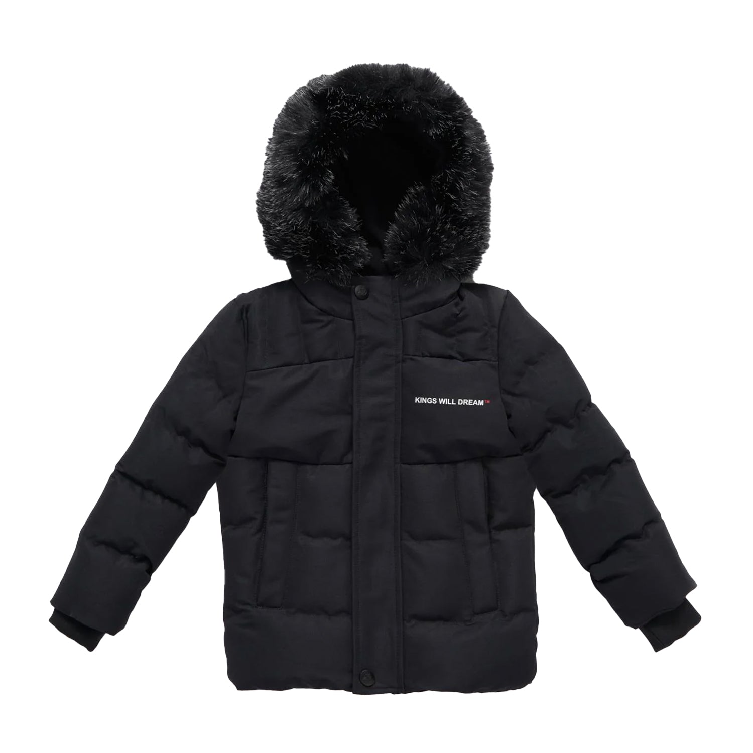Jet Black - Front - Kings Will Dream Baby Boys Bryson Puffer Jacket