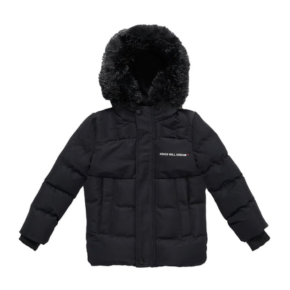 Jet Black - Front - Kings Will Dream Baby Boys Bryson Puffer Jacket