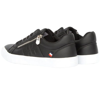 Black - Back - Crosshatch Mens Klinar Trainers