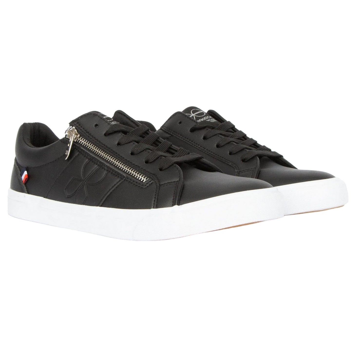 Black - Front - Crosshatch Mens Klinar Trainers