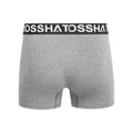 Charcoal Marl - Back - Crosshatch Mens Astral Boxer Shorts (Pack of 5)