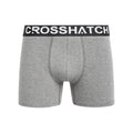 Charcoal Marl - Side - Crosshatch Mens Astral Boxer Shorts (Pack of 5)