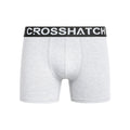 Grey Marl - Back - Crosshatch Mens Astral Boxer Shorts (Pack of 5)