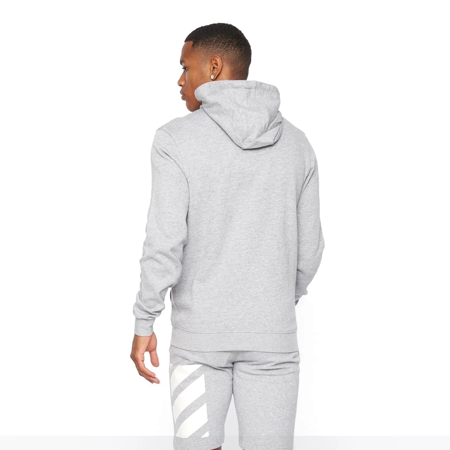 Grey Marl - Back - Kings Will Dream Mens Coby Full Zip Hoodie