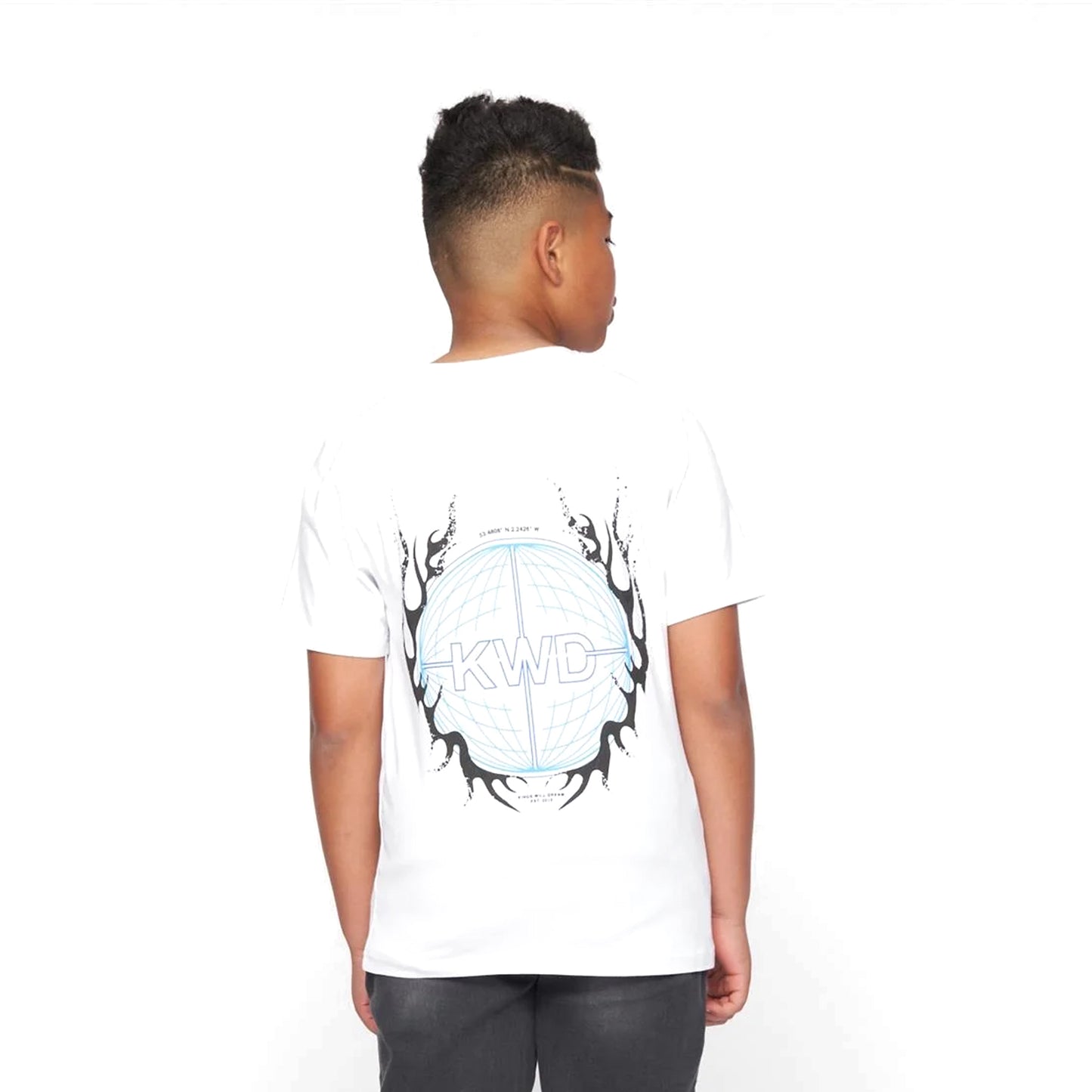 Optic White - Back - Kings Will Dream Boys Inferno T-Shirt