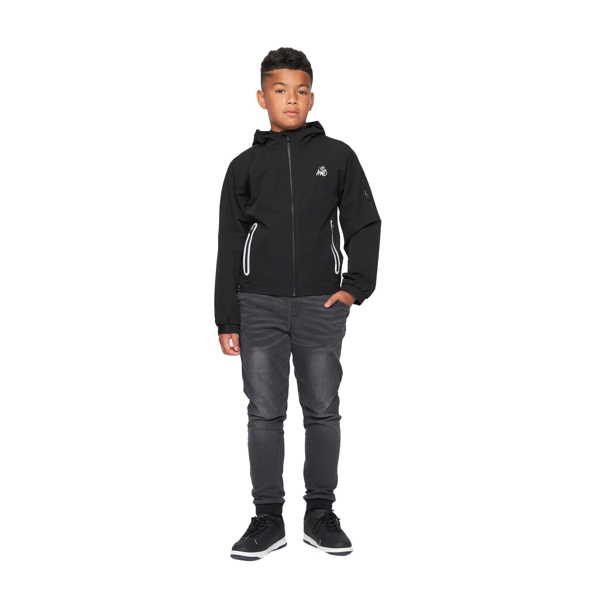 Black - Side - Kings Will Dream Boys Jones Windbreaker